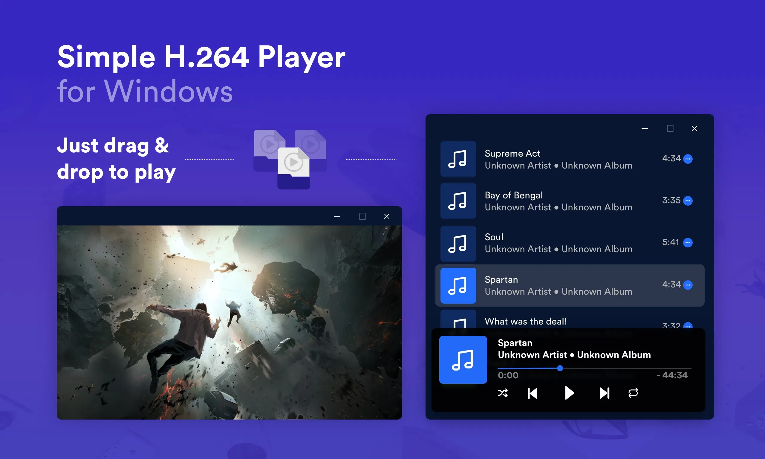 H.264 Player screenshot 1