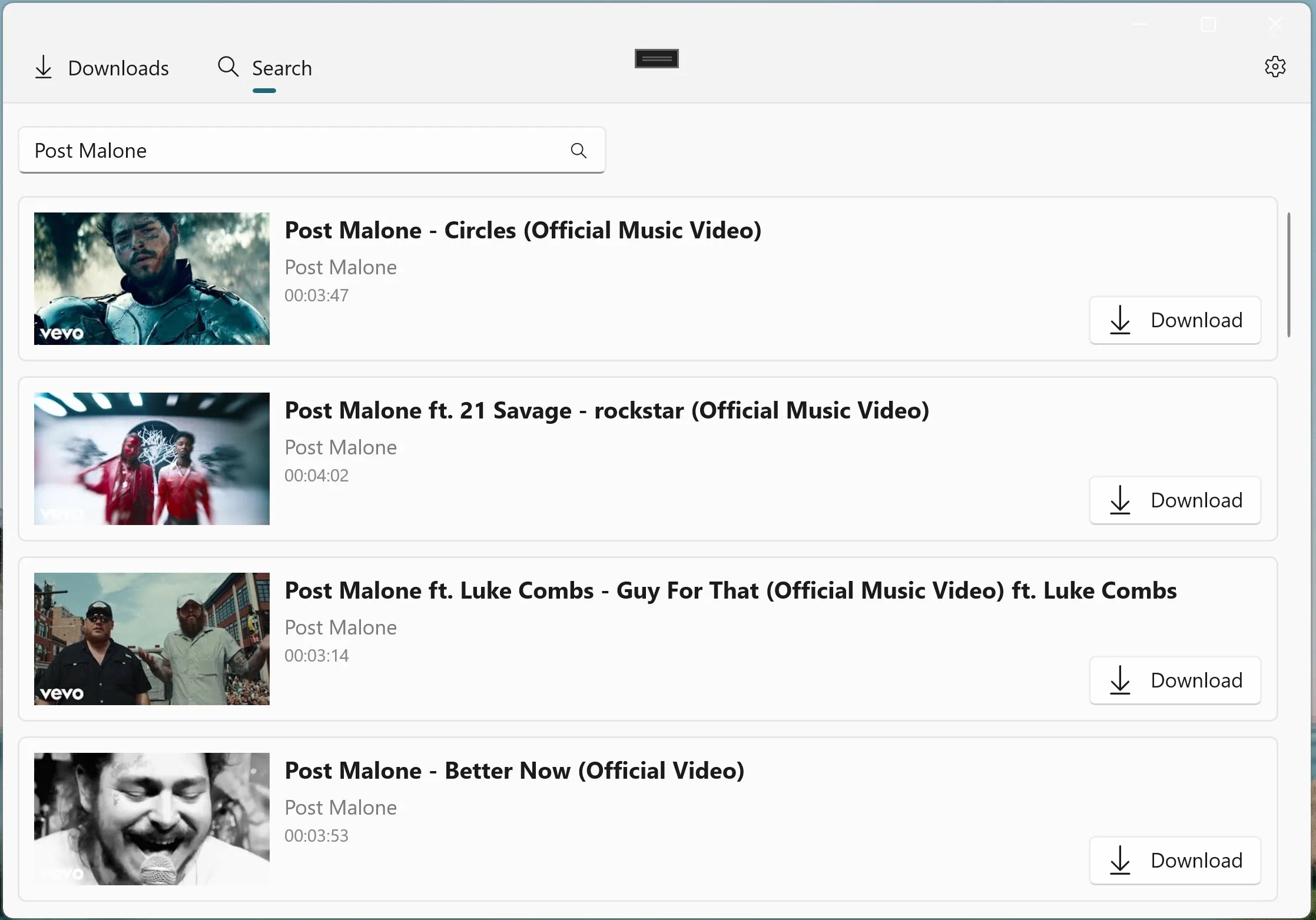 YTubeSaver screenshot 1