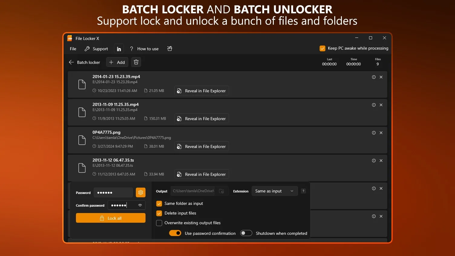 File Locker X - Password Protect Files screenshot 4