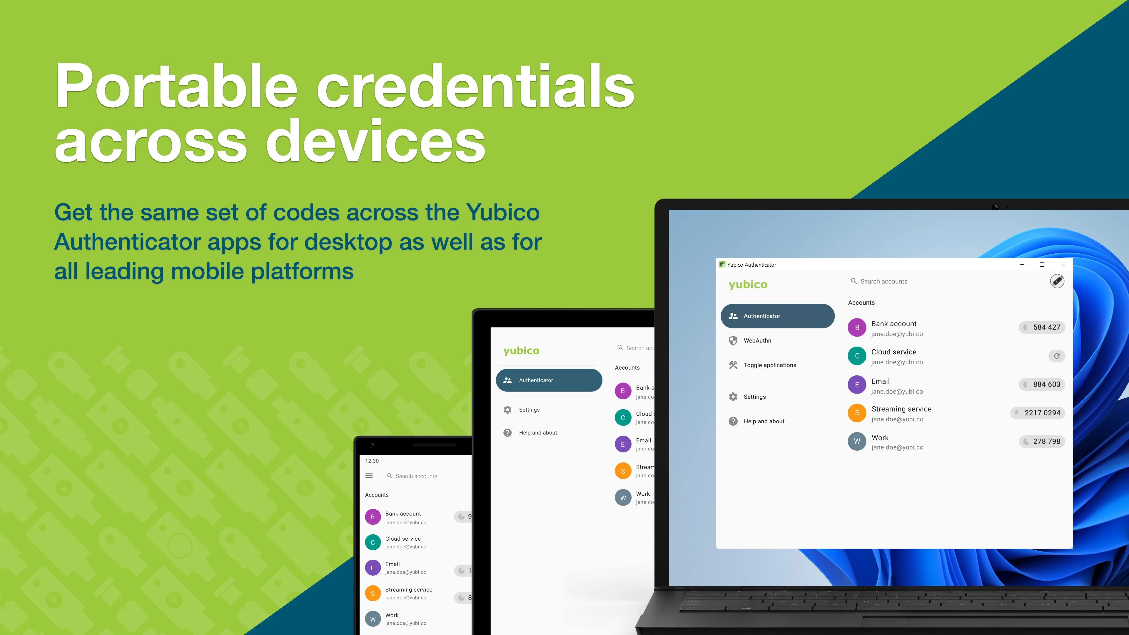 Yubico Authenticator screenshot 3