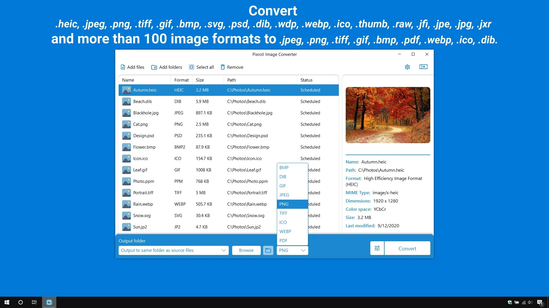 Pixroll Image Converter screenshot 2
