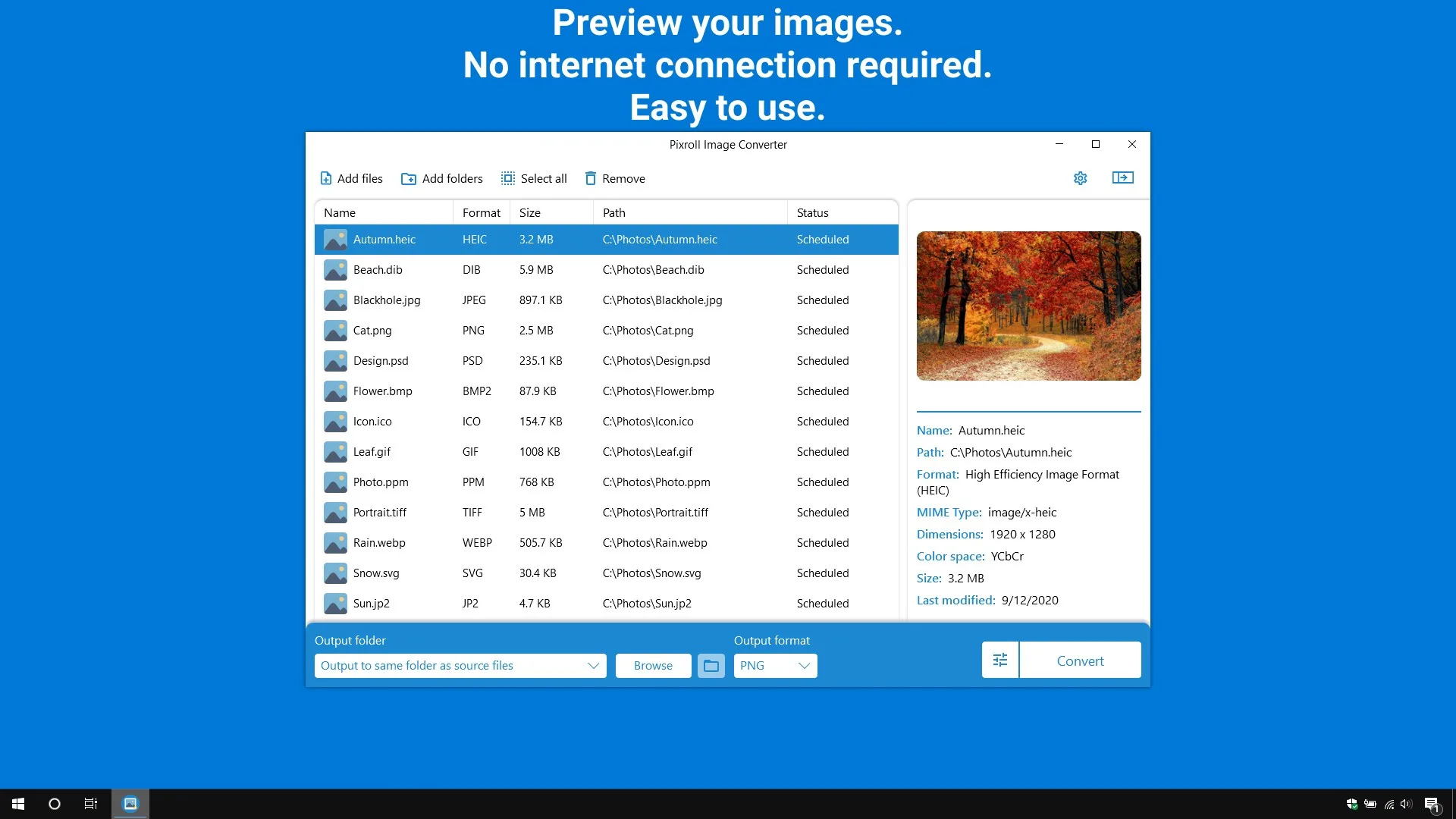 Pixroll Image Converter screenshot 4