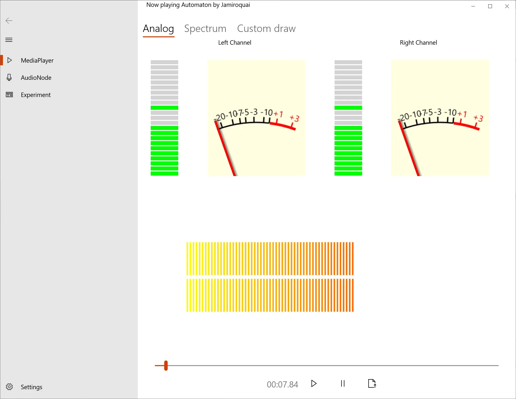 Audio Spectrum Visualizer screenshot 1