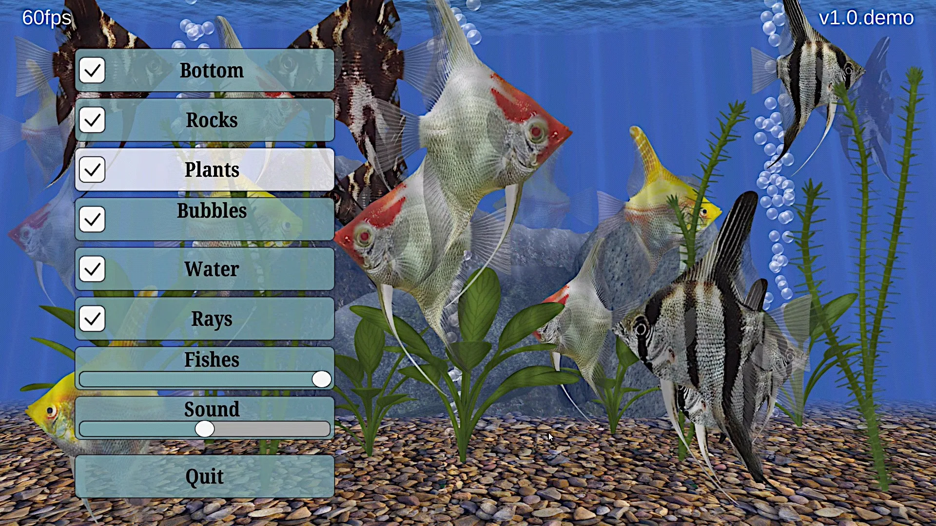AngelFish Aquarium - Virtual Fish Tank screenshot 1