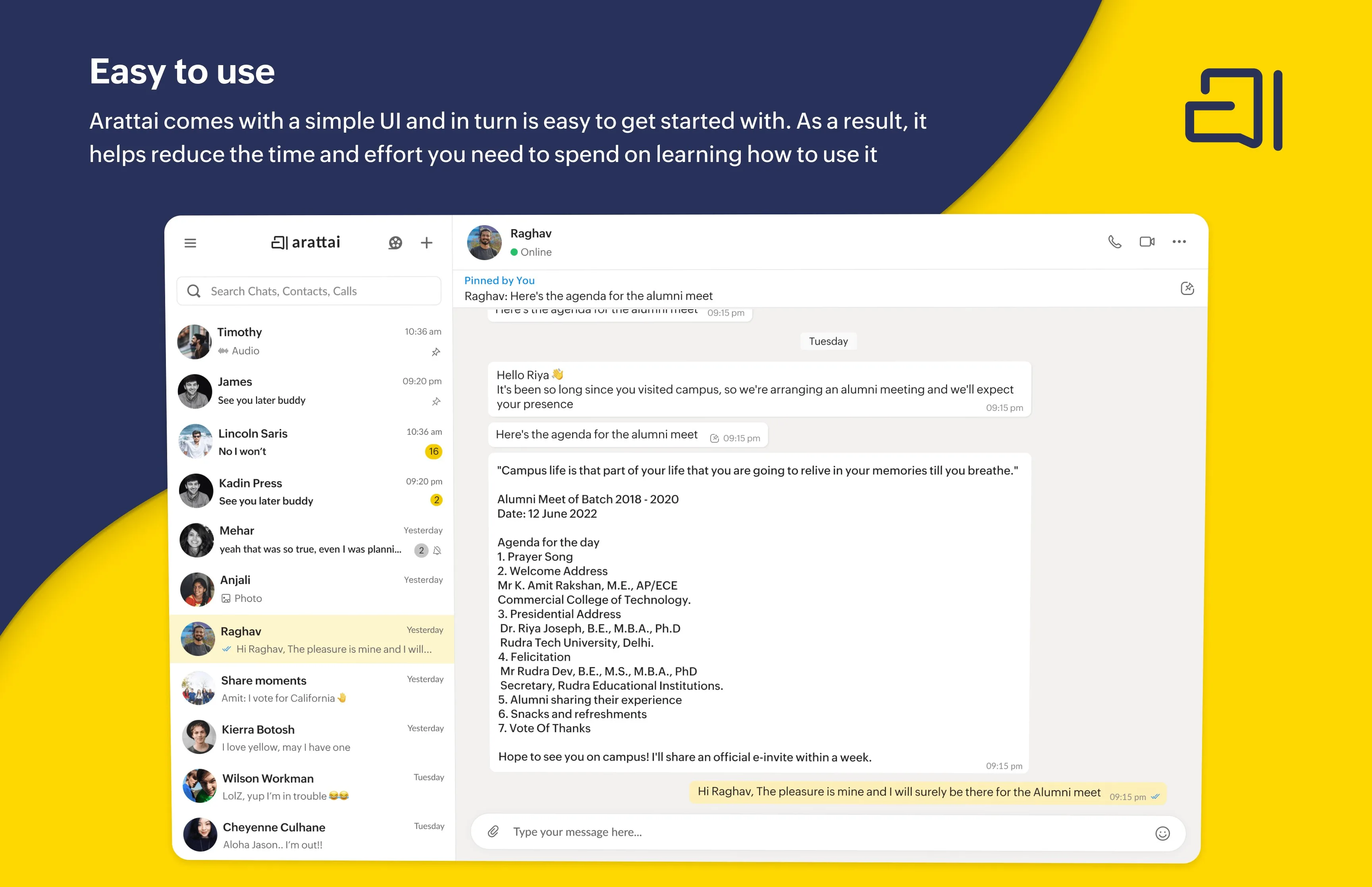Arattai Messenger screenshot 1