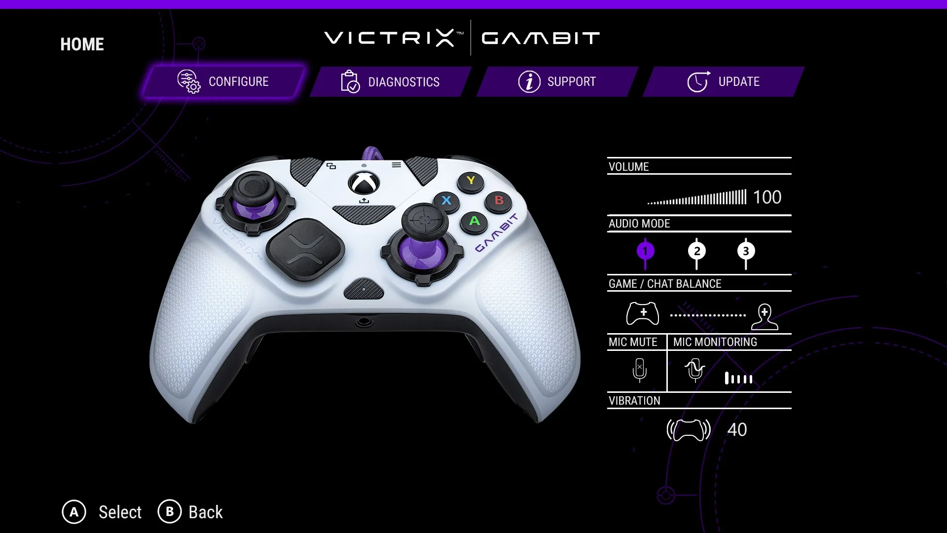 Victrix Control Hub screenshot 1