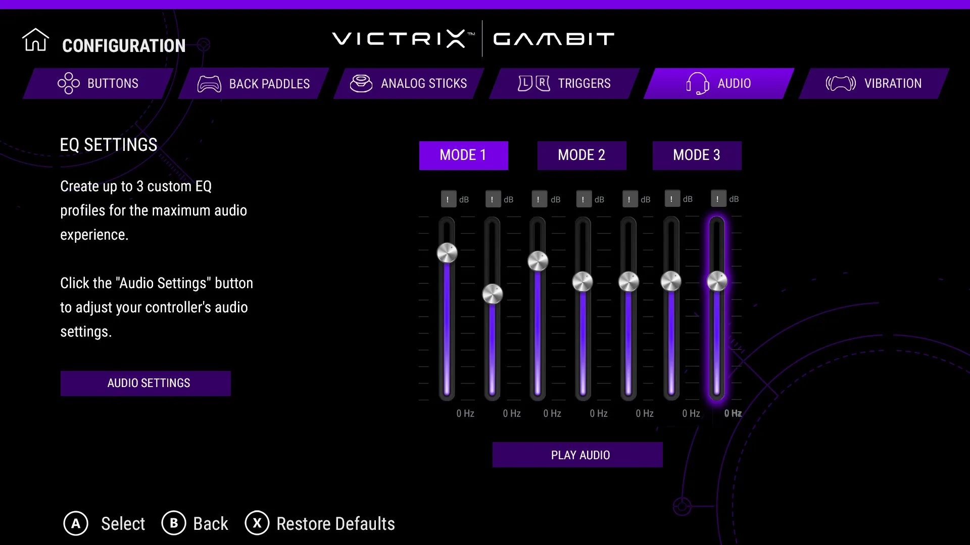 Victrix Control Hub screenshot 2