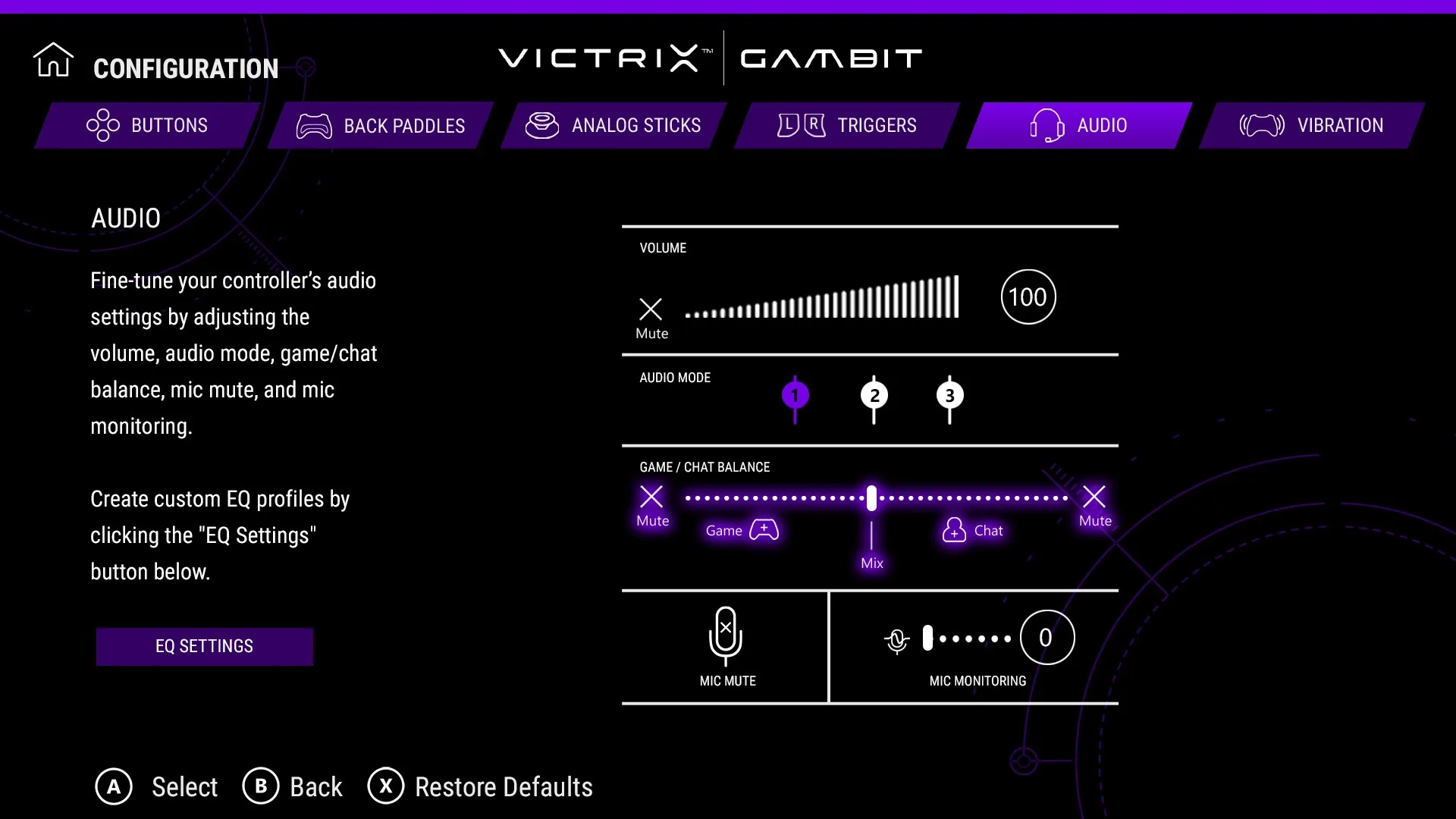 Victrix Control Hub screenshot 3