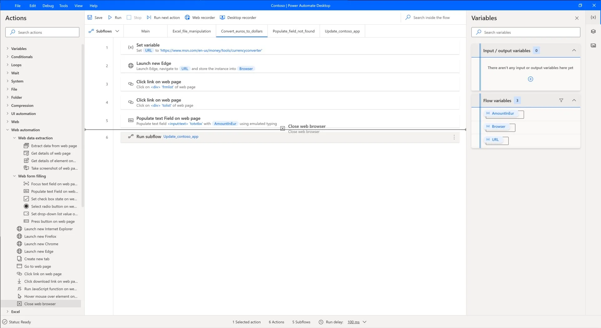 Power Automate screenshot 1