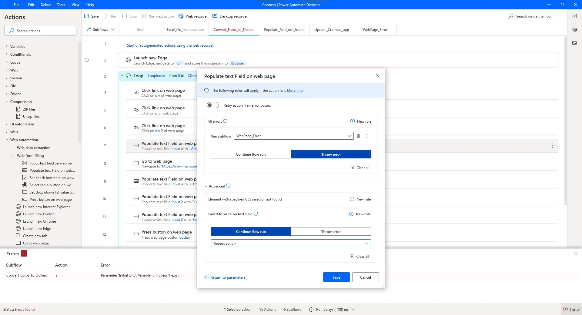 Power Automate screenshot 5
