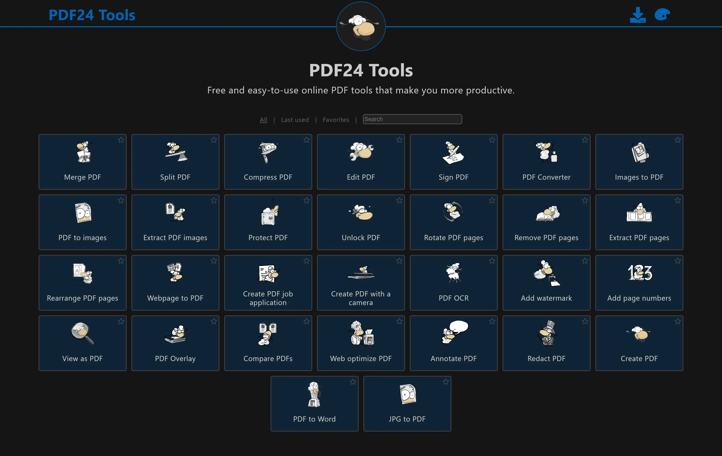 PDF24 Online Tools screenshot 1