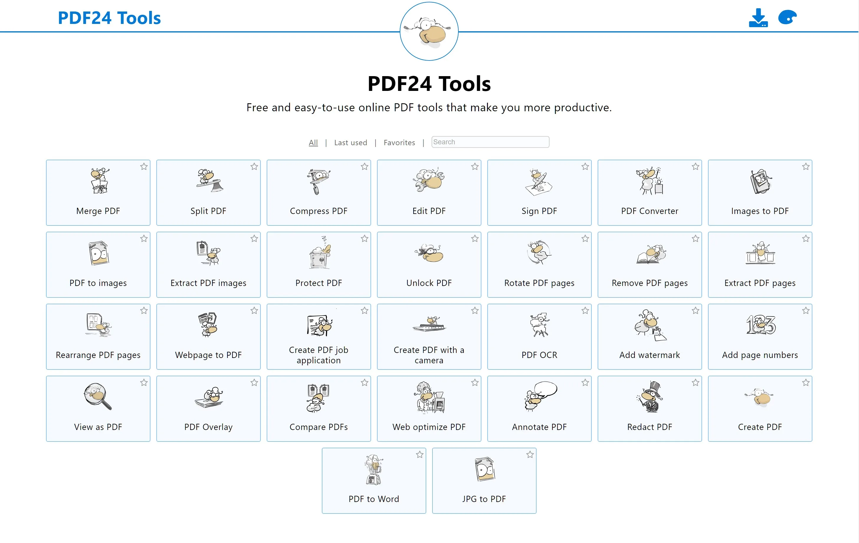 PDF24 Online Tools screenshot 2