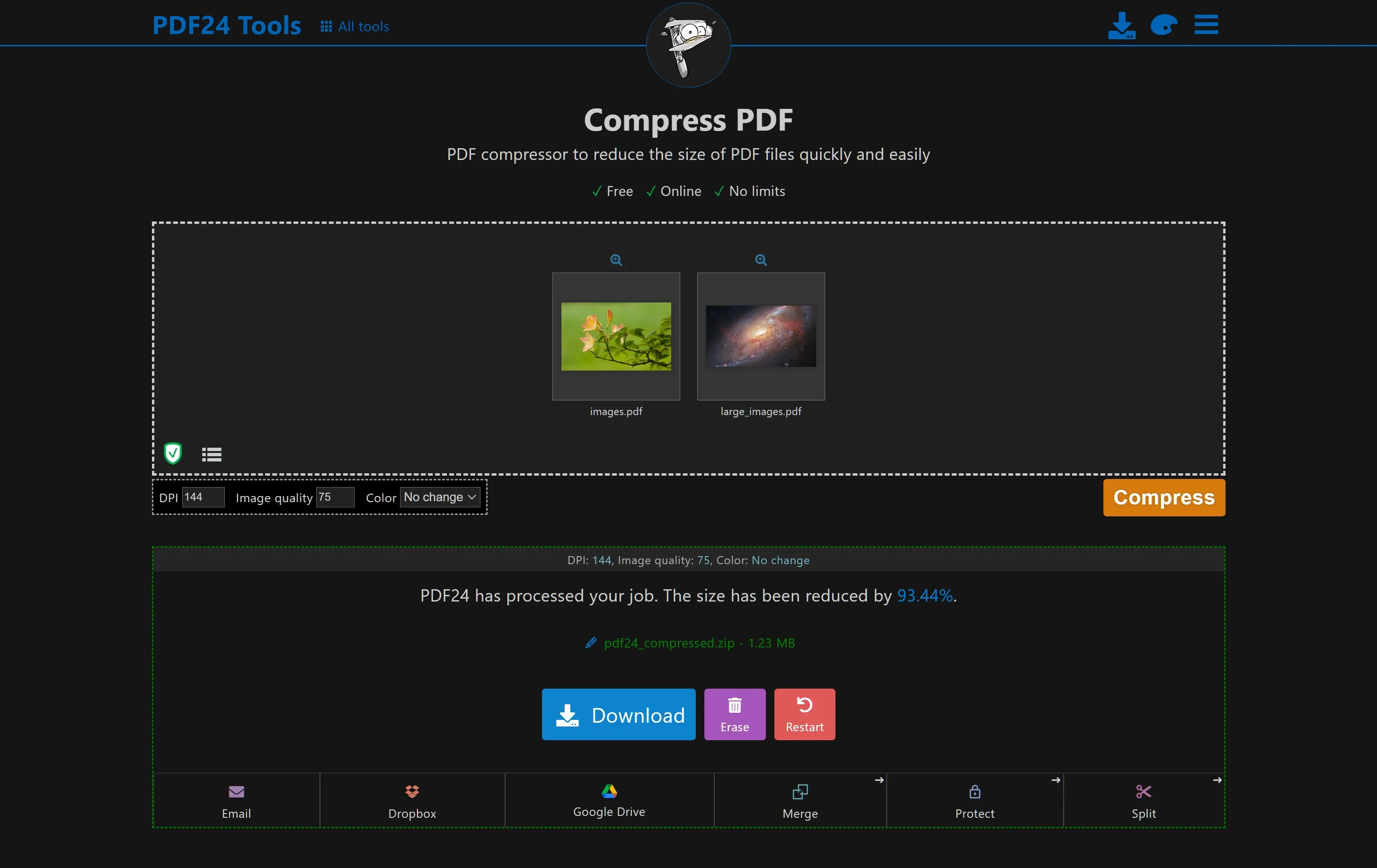 PDF24 Online Tools screenshot 5