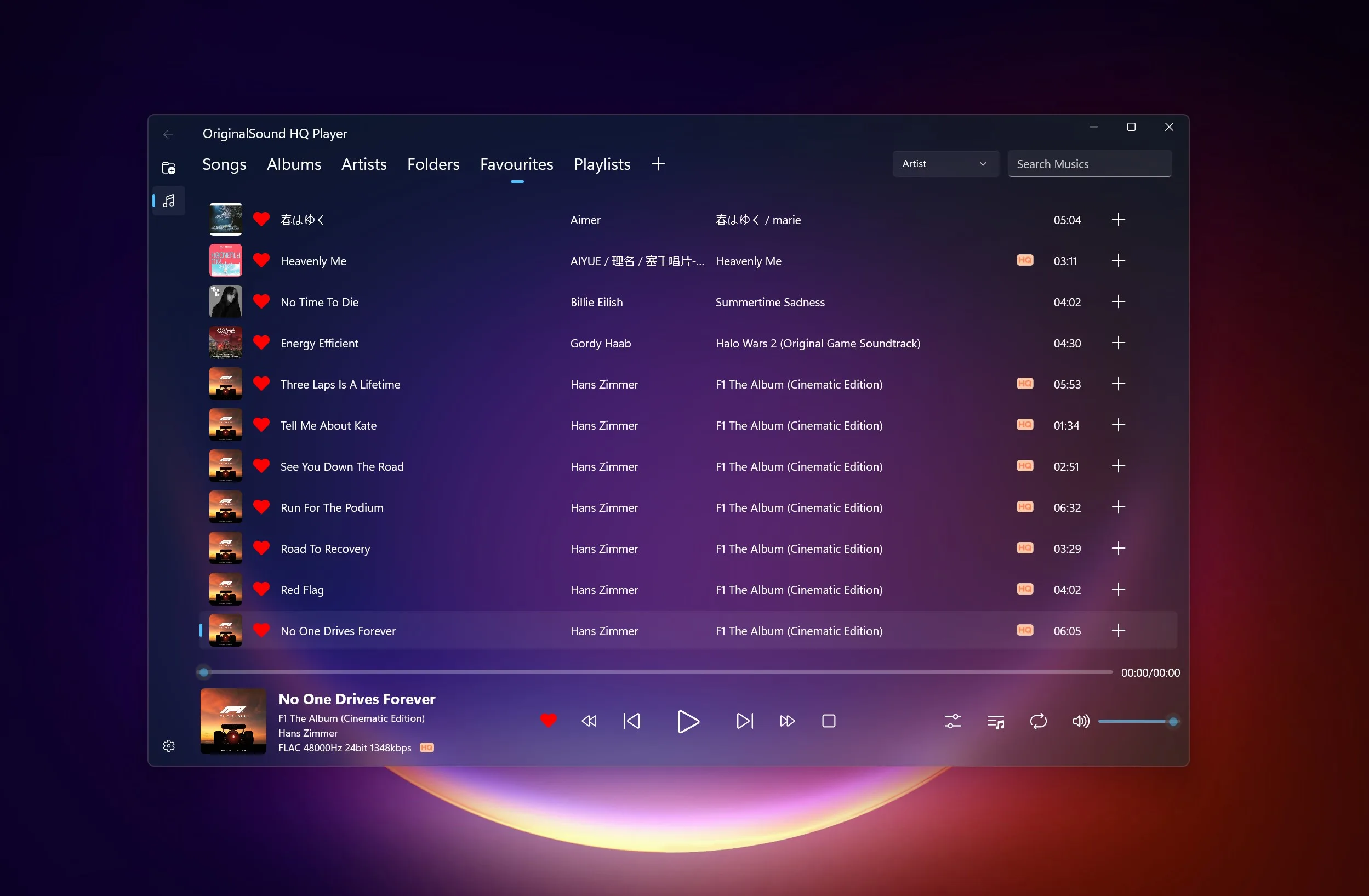 OriginalSound HQ Player screenshot 4