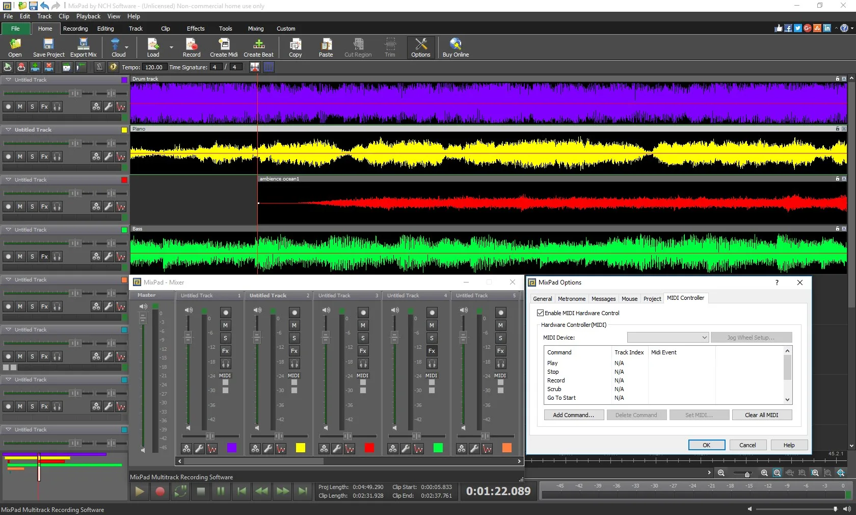MixPad Multitrack Recording Software Express Edition screenshot 4