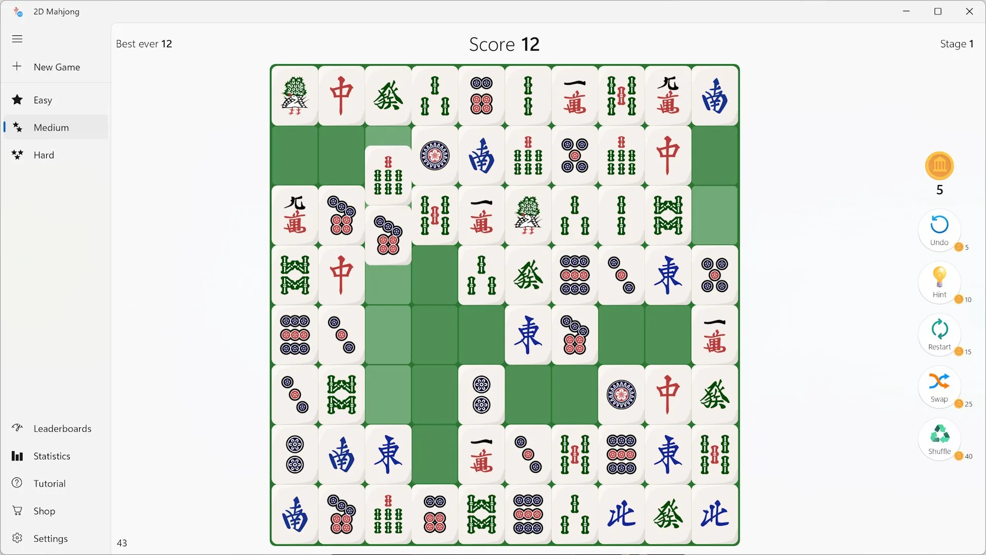 2D Mahjong screenshot 2