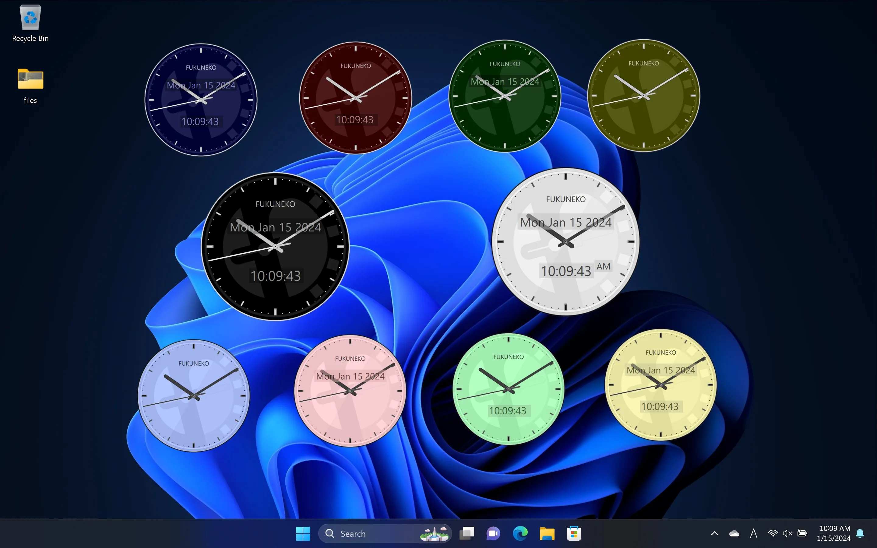 fClock screenshot 1