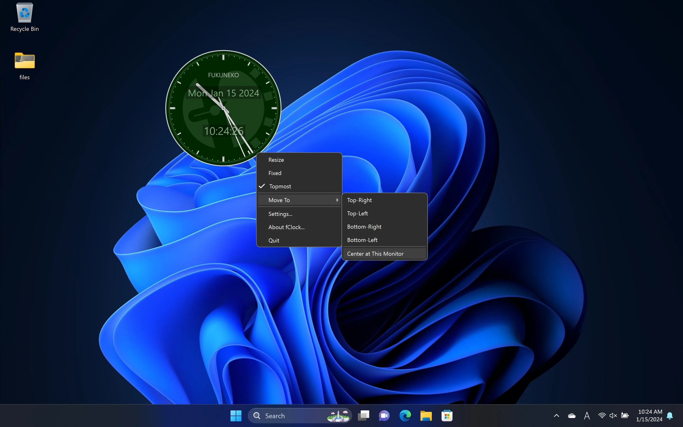 fClock screenshot 4