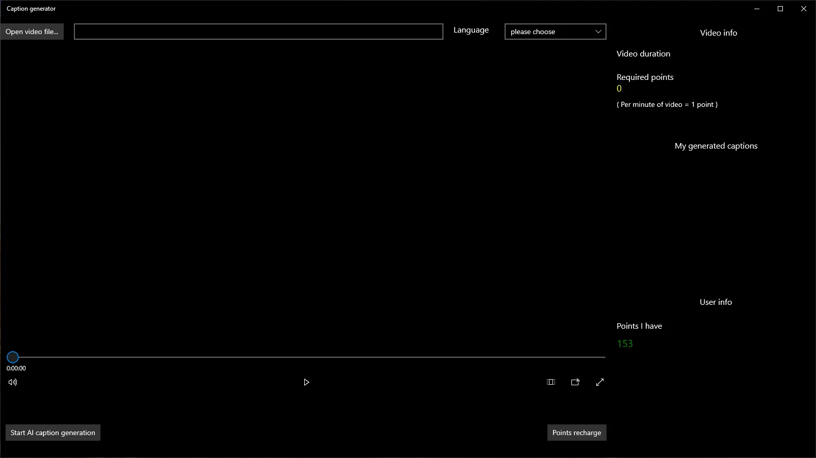 Subtitle Generator screenshot 1