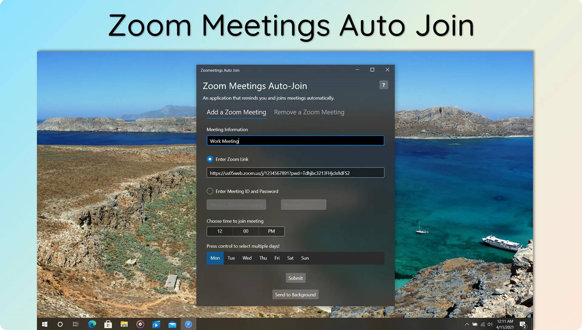 Virtual Meetings Auto Join screenshot 1