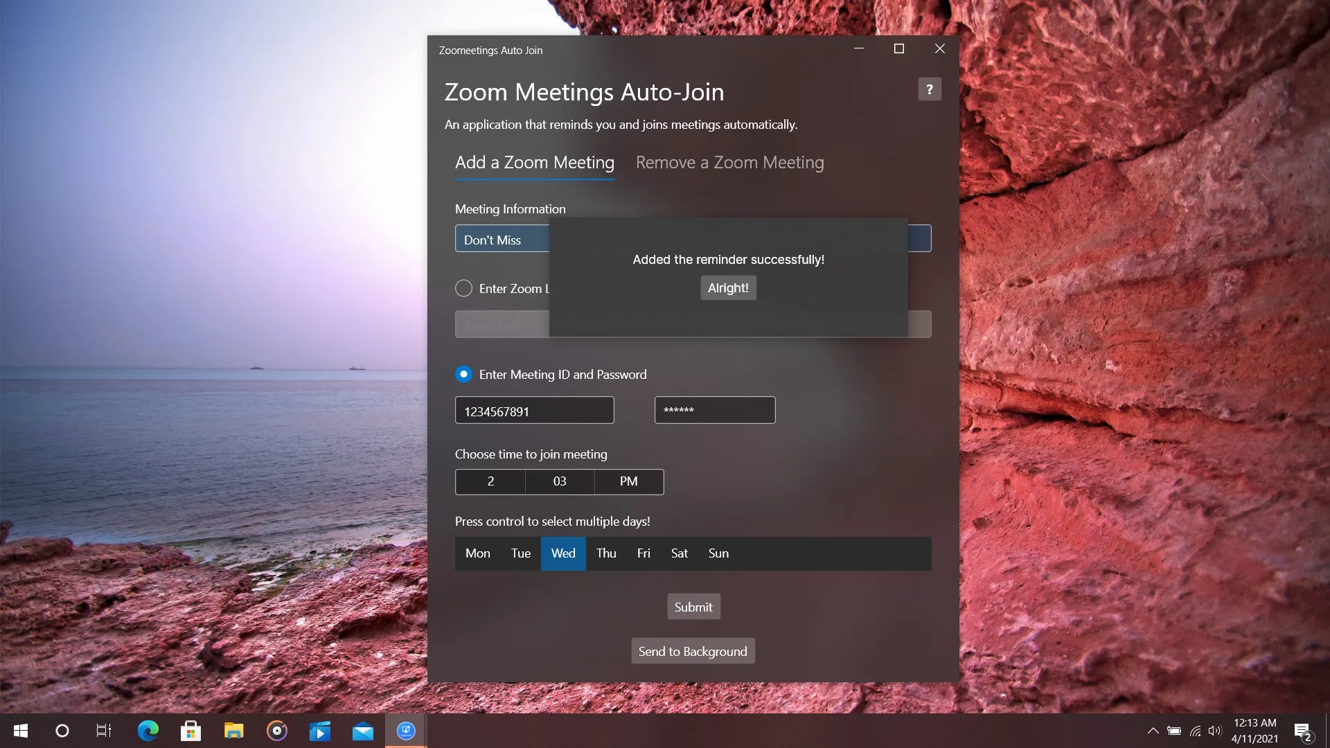 Virtual Meetings Auto Join screenshot 3