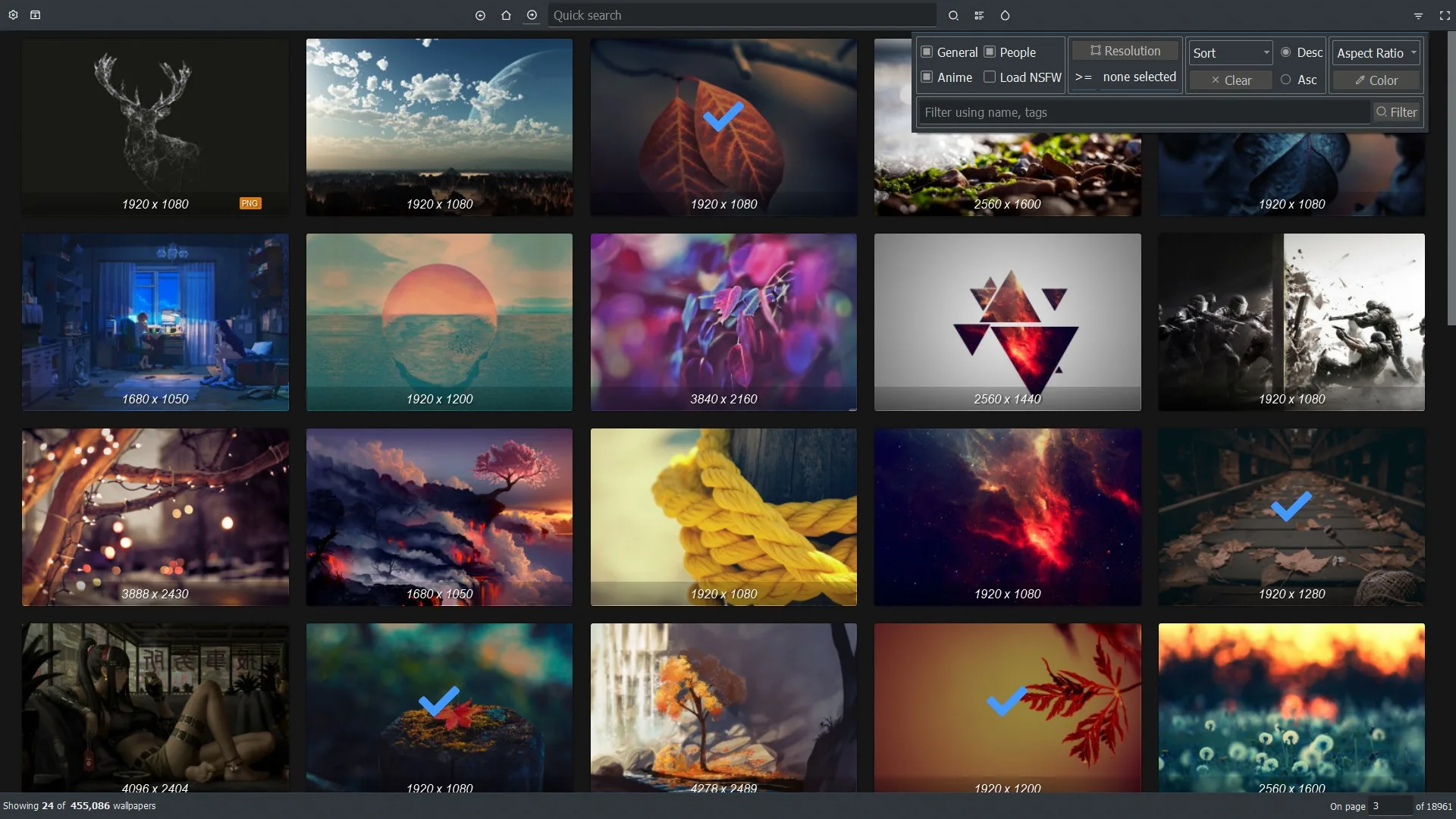 Wonderwall Wallpaper Manager screenshot 2