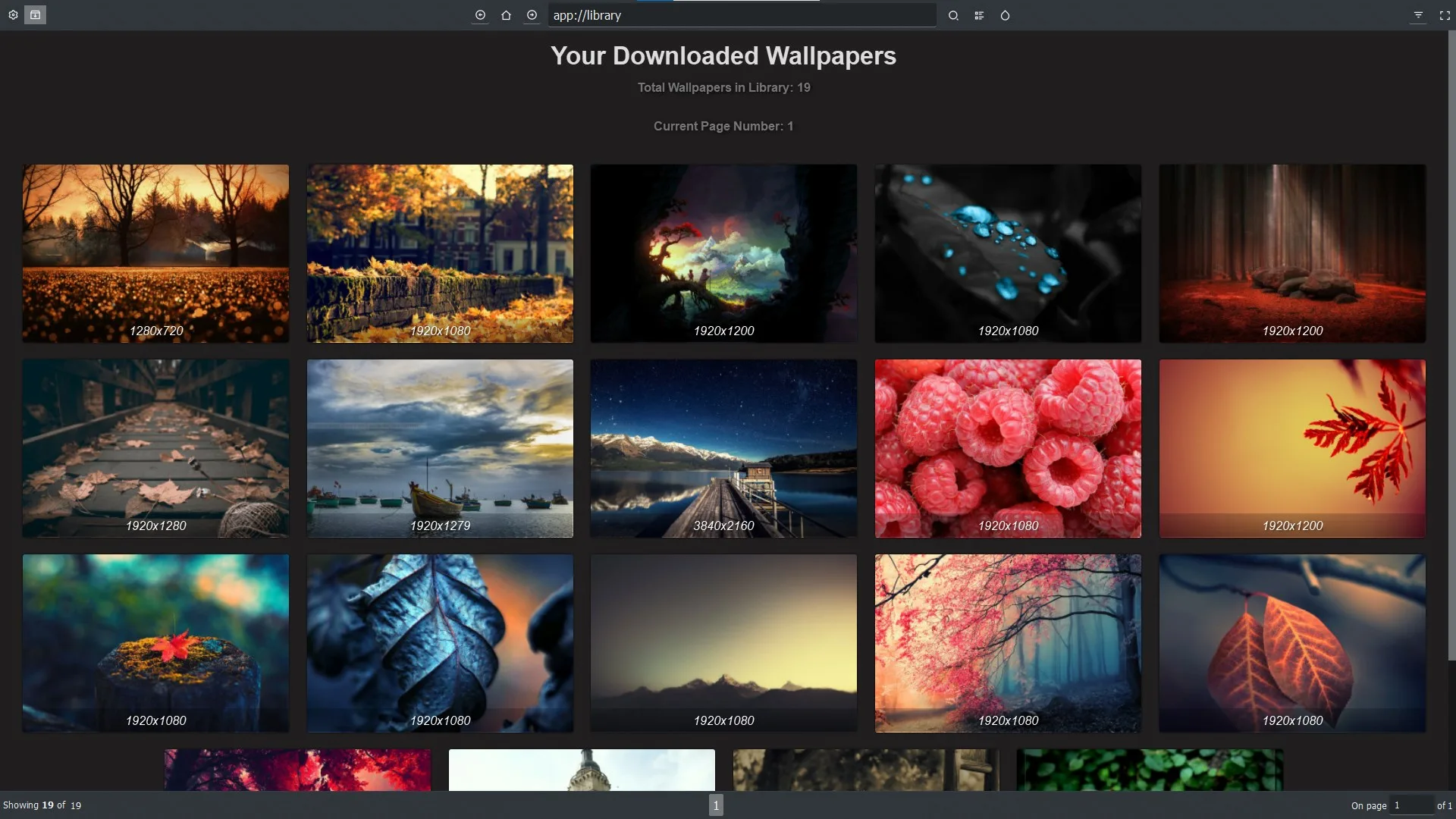 Wonderwall Wallpaper Manager screenshot 5