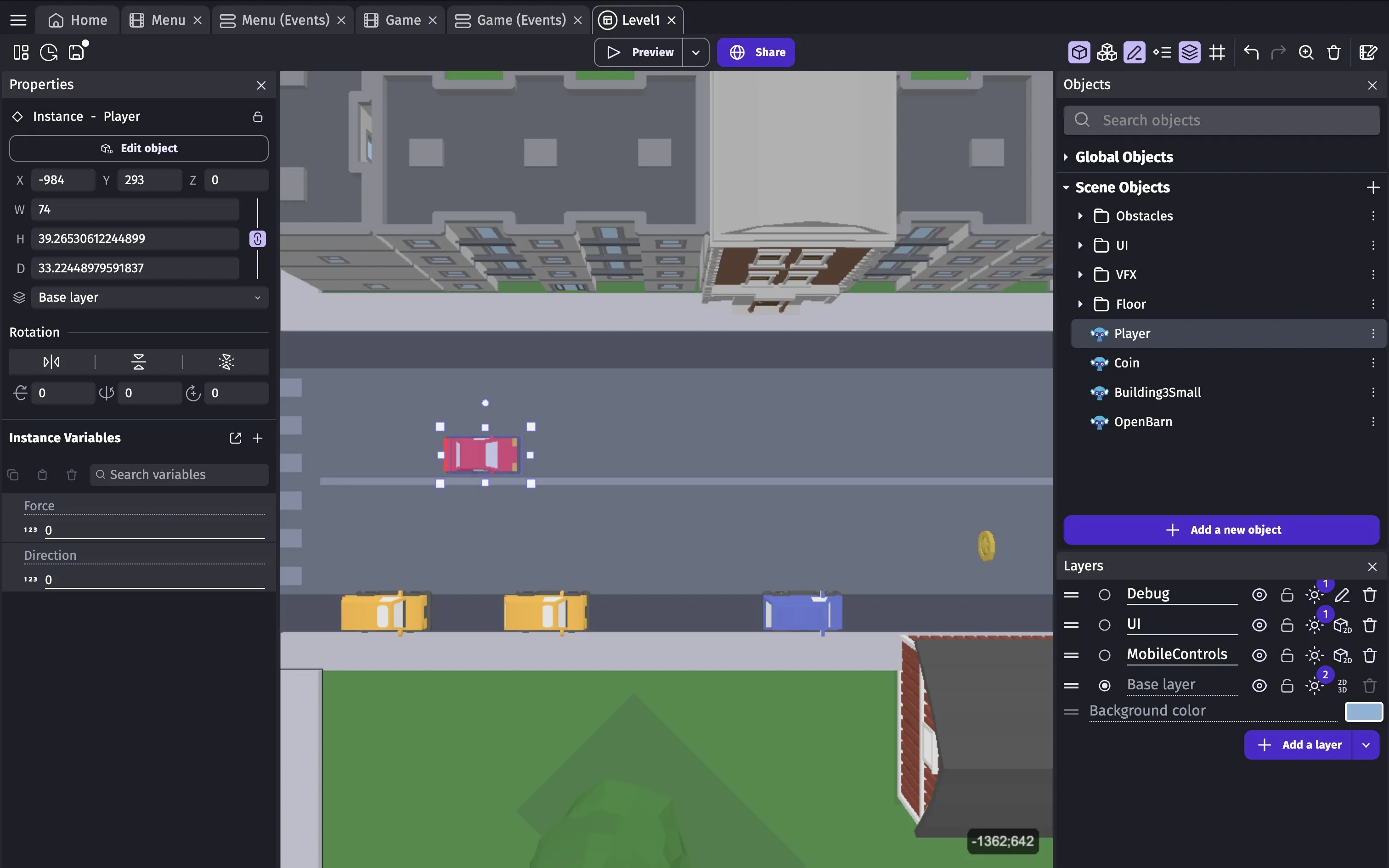 GDevelop screenshot 3