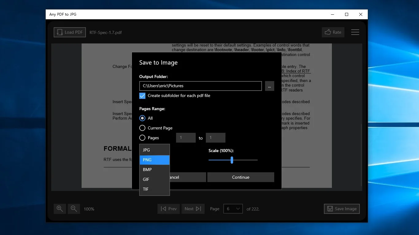 Any PDF to JPG screenshot 3