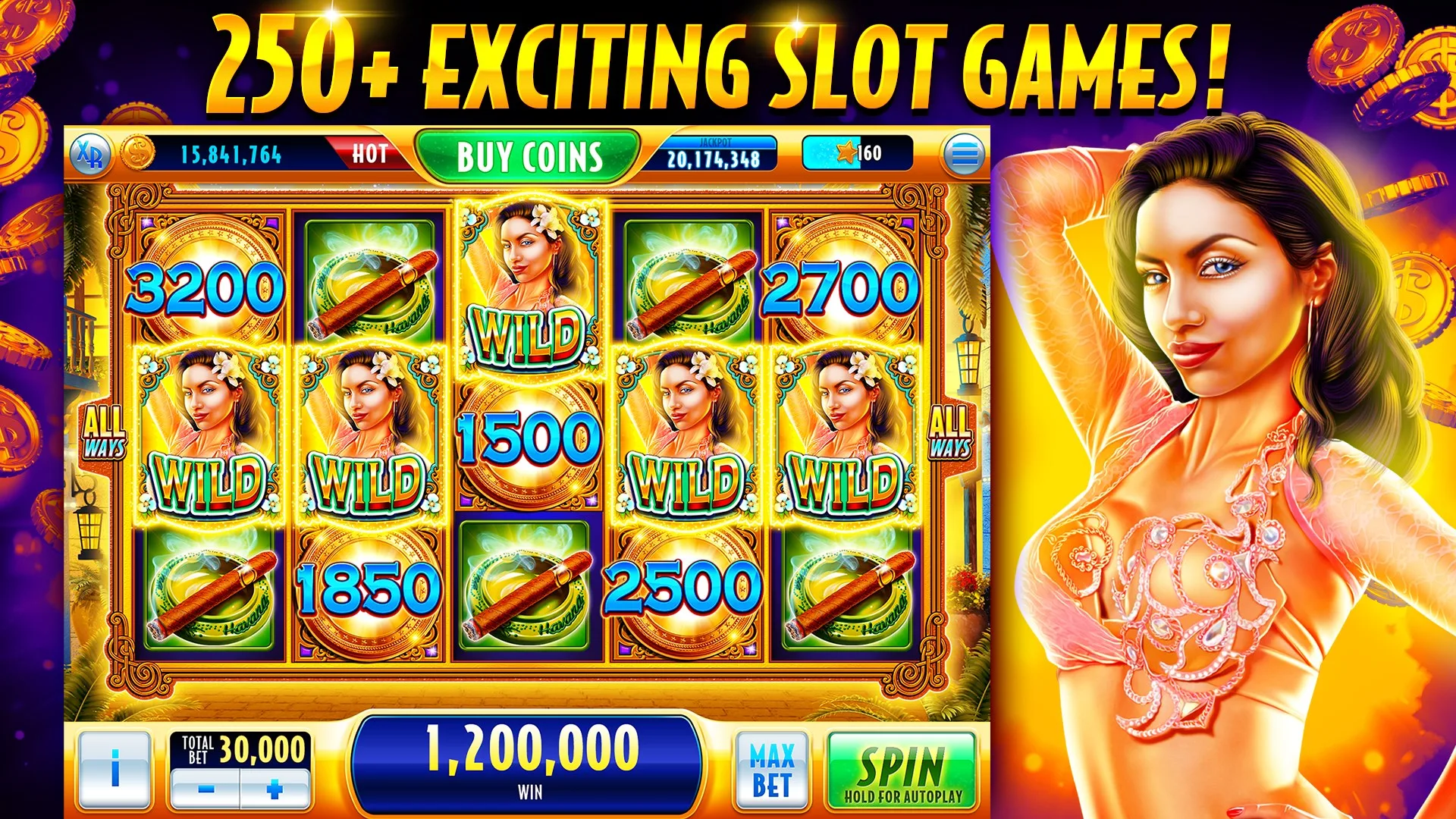 Xtreme Slots Vegas Casino Game screenshot 1