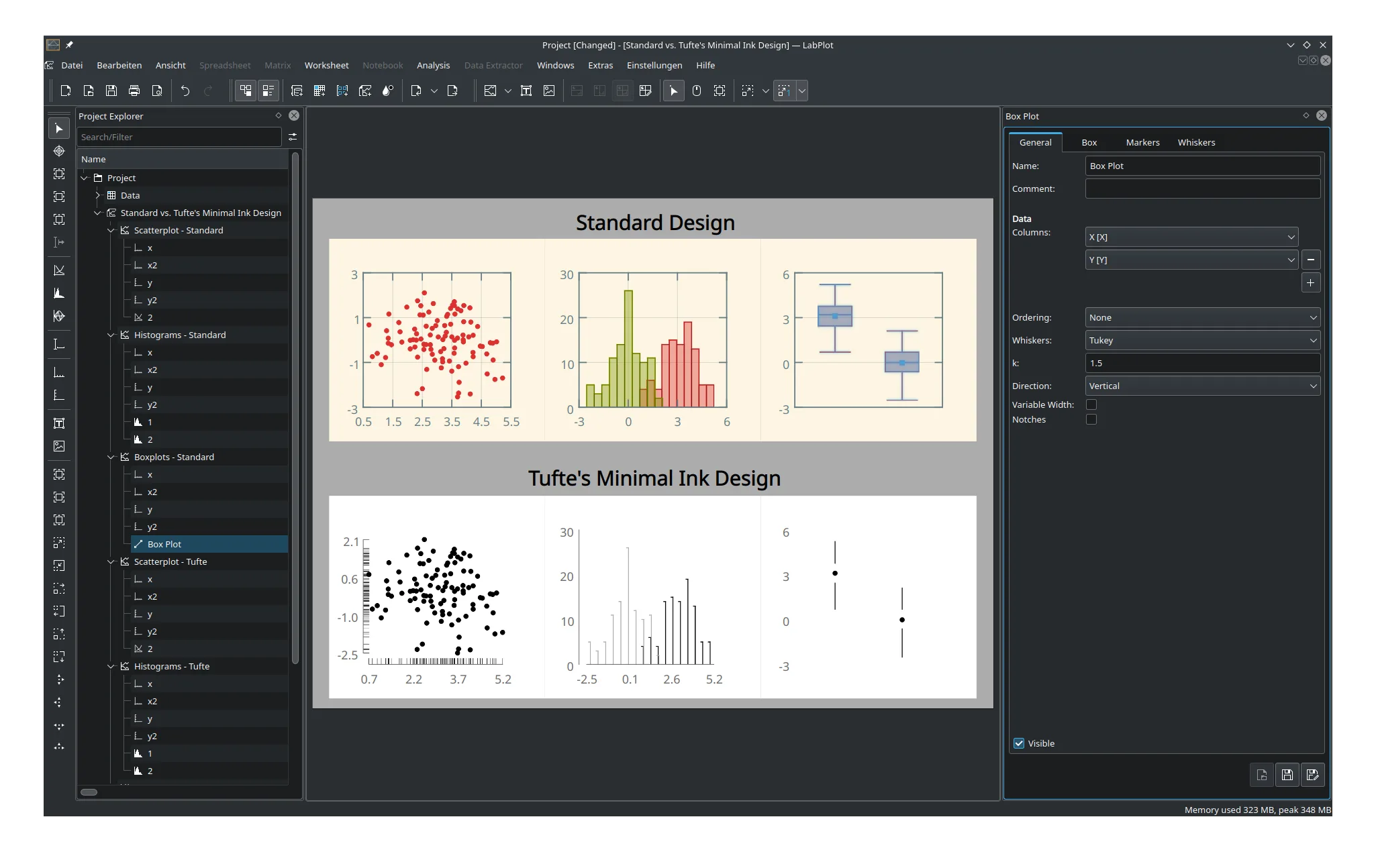 LabPlot screenshot 3