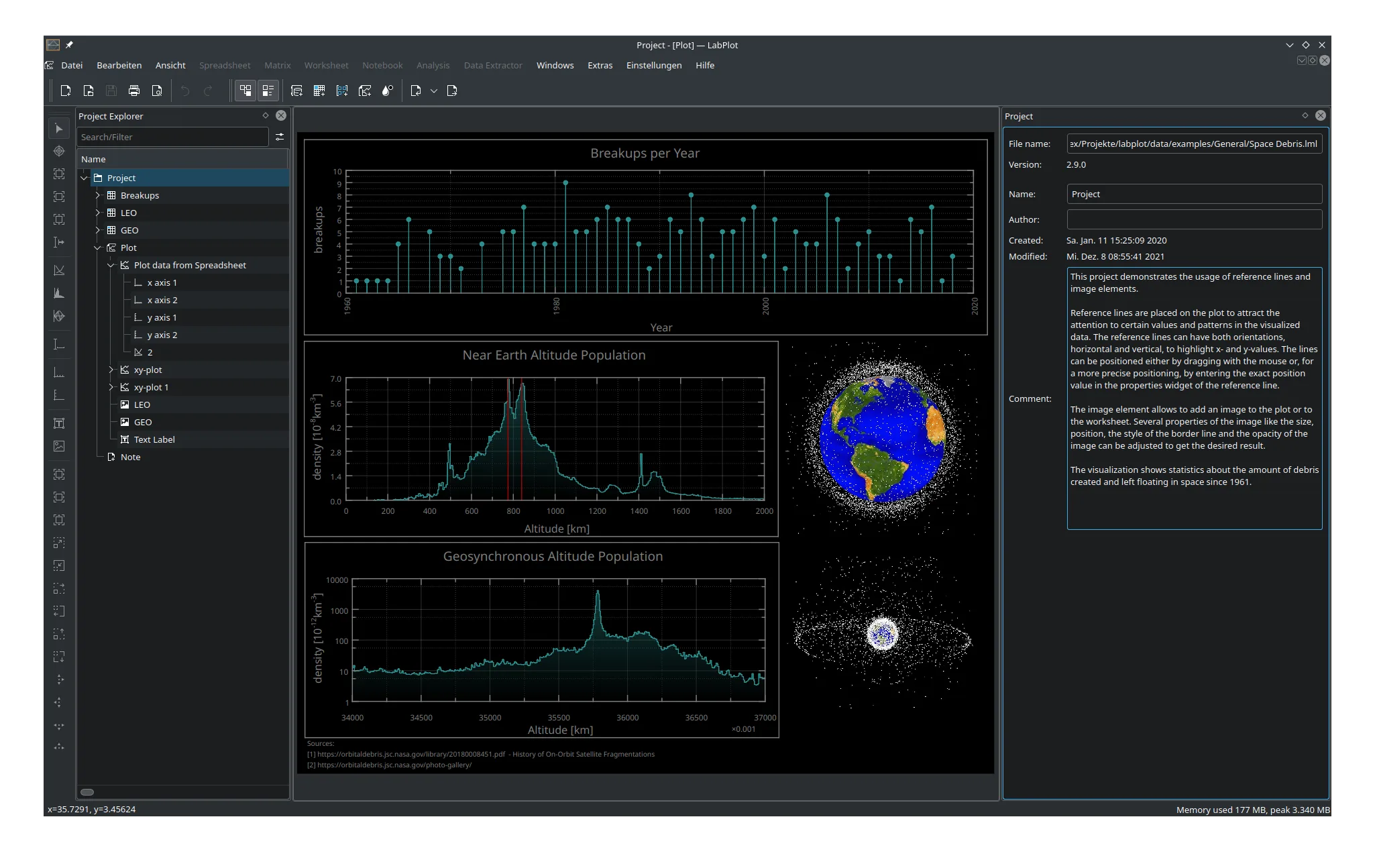 LabPlot screenshot 4