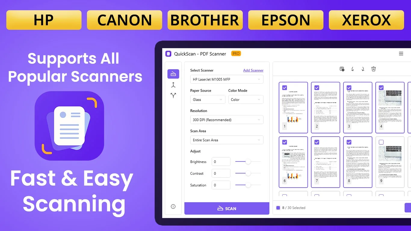 QuickScan – PDF & Document Scanner | Scan to PDF screenshot 1