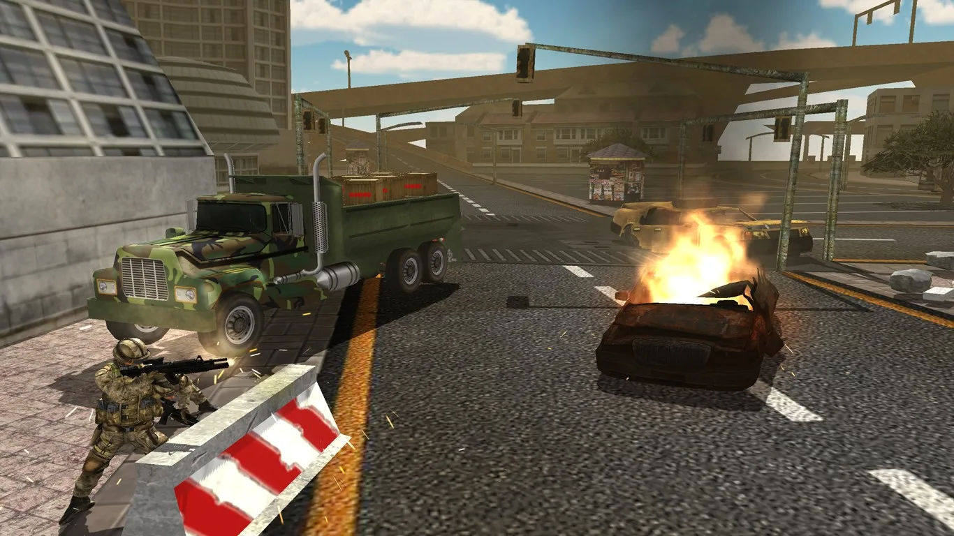 Army Truck Simulator - Military Truck Driving screenshot 2