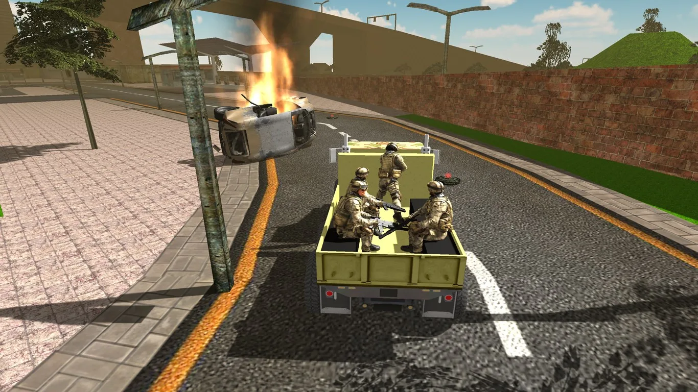 Army Truck Simulator - Military Truck Driving screenshot 5