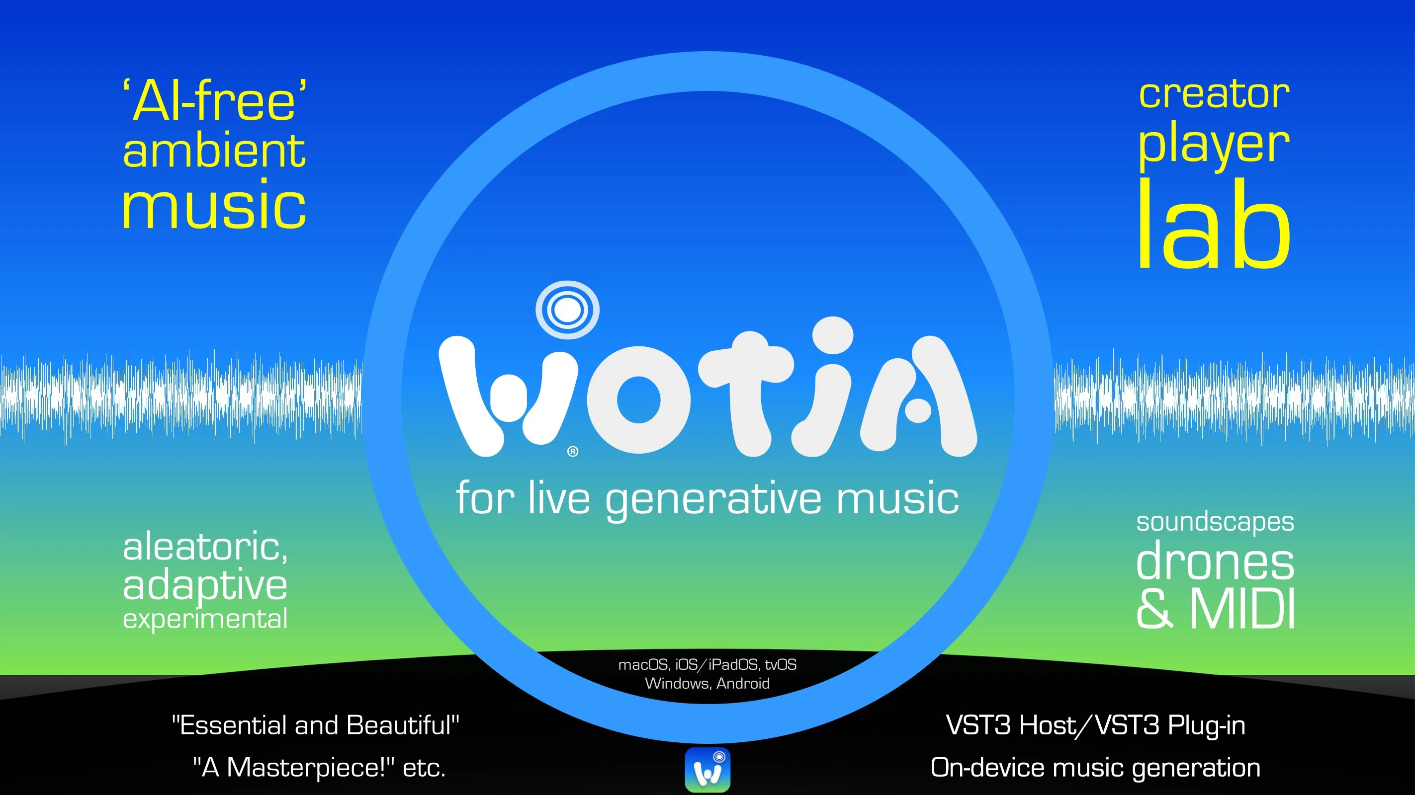 Wotja: Live Generative Music screenshot 1