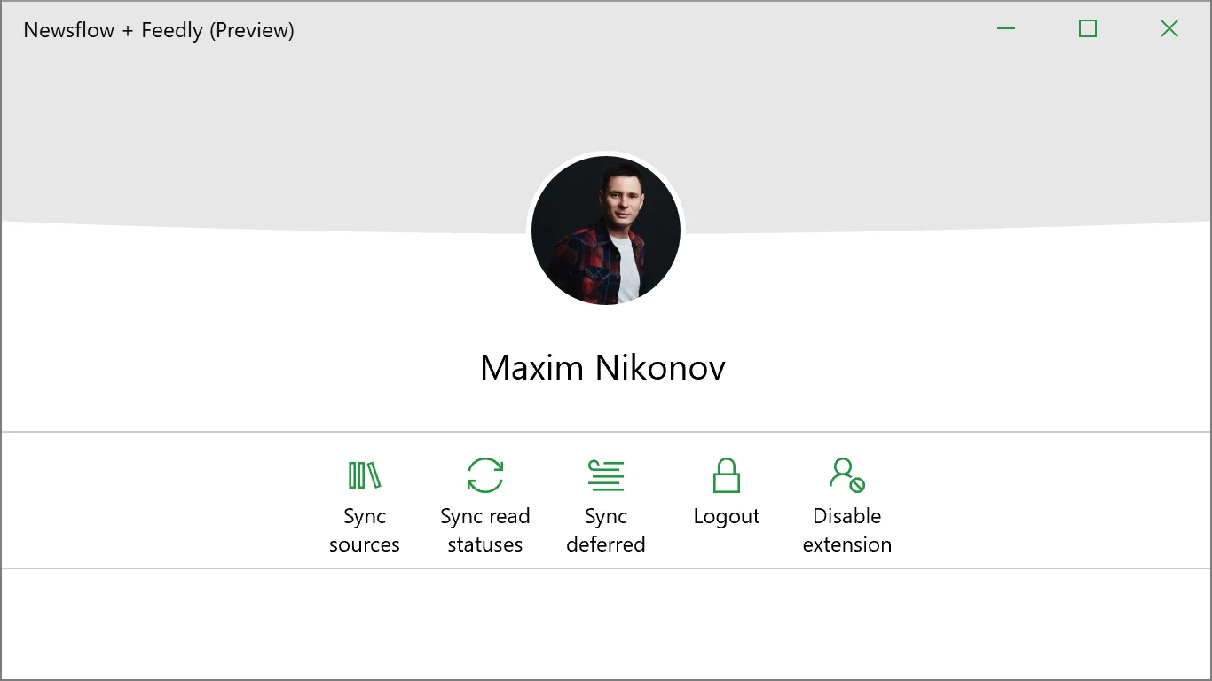 Newsflow + Feedly (Preview) screenshot 1