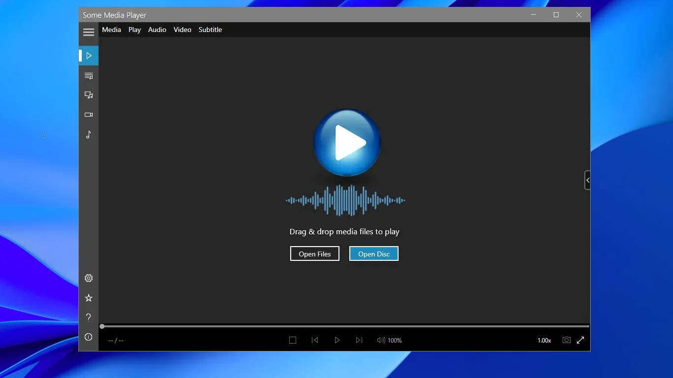 Some Media Player screenshot 1