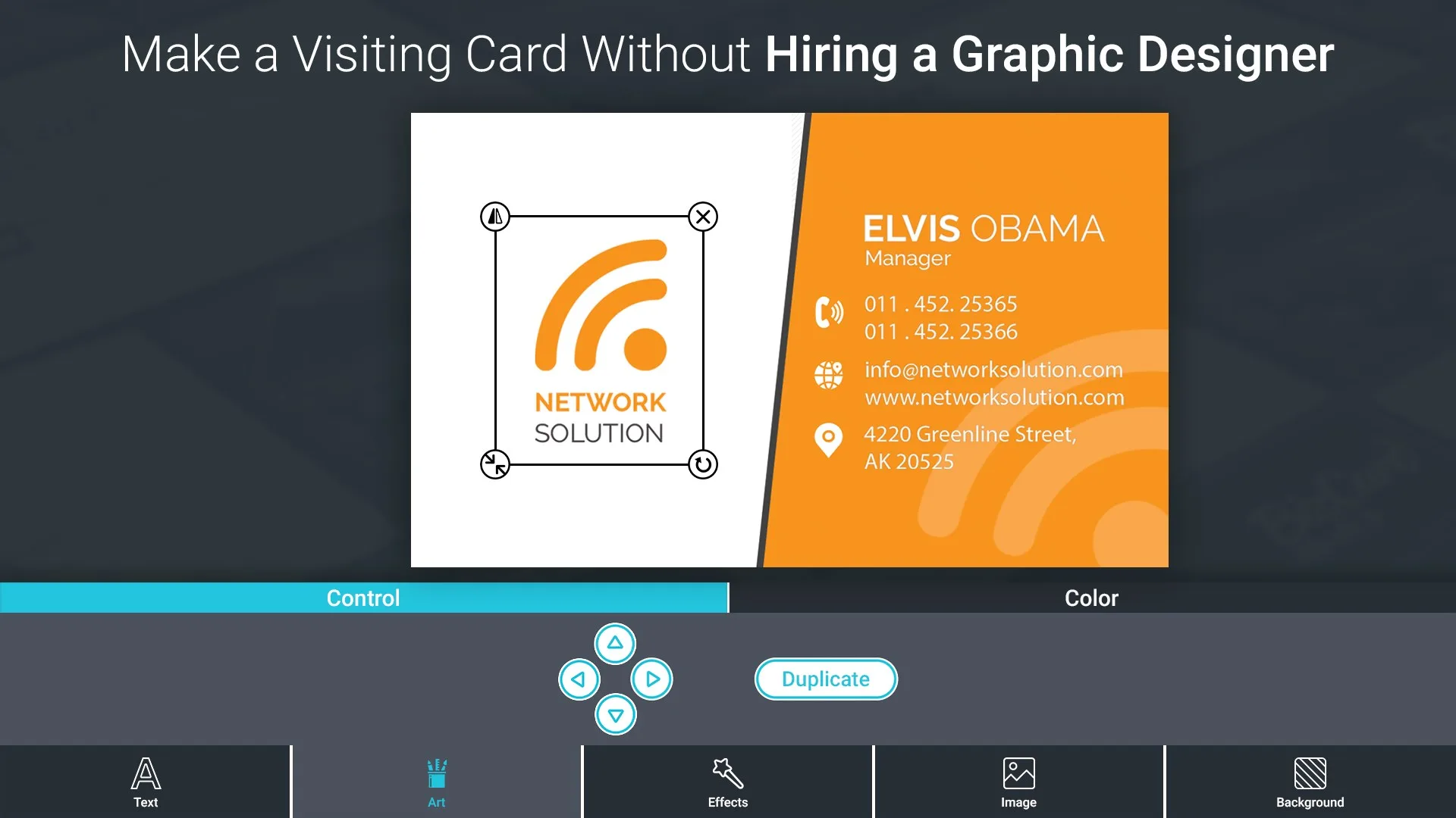 Business Card Maker And Designer screenshot 4