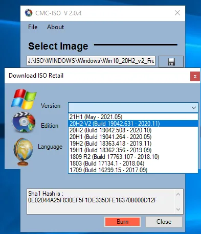 CMC-iso screenshot 1