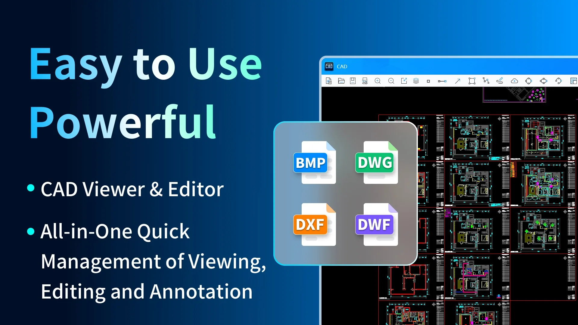 CAD - DWG DXF & DWF Viewer screenshot 1