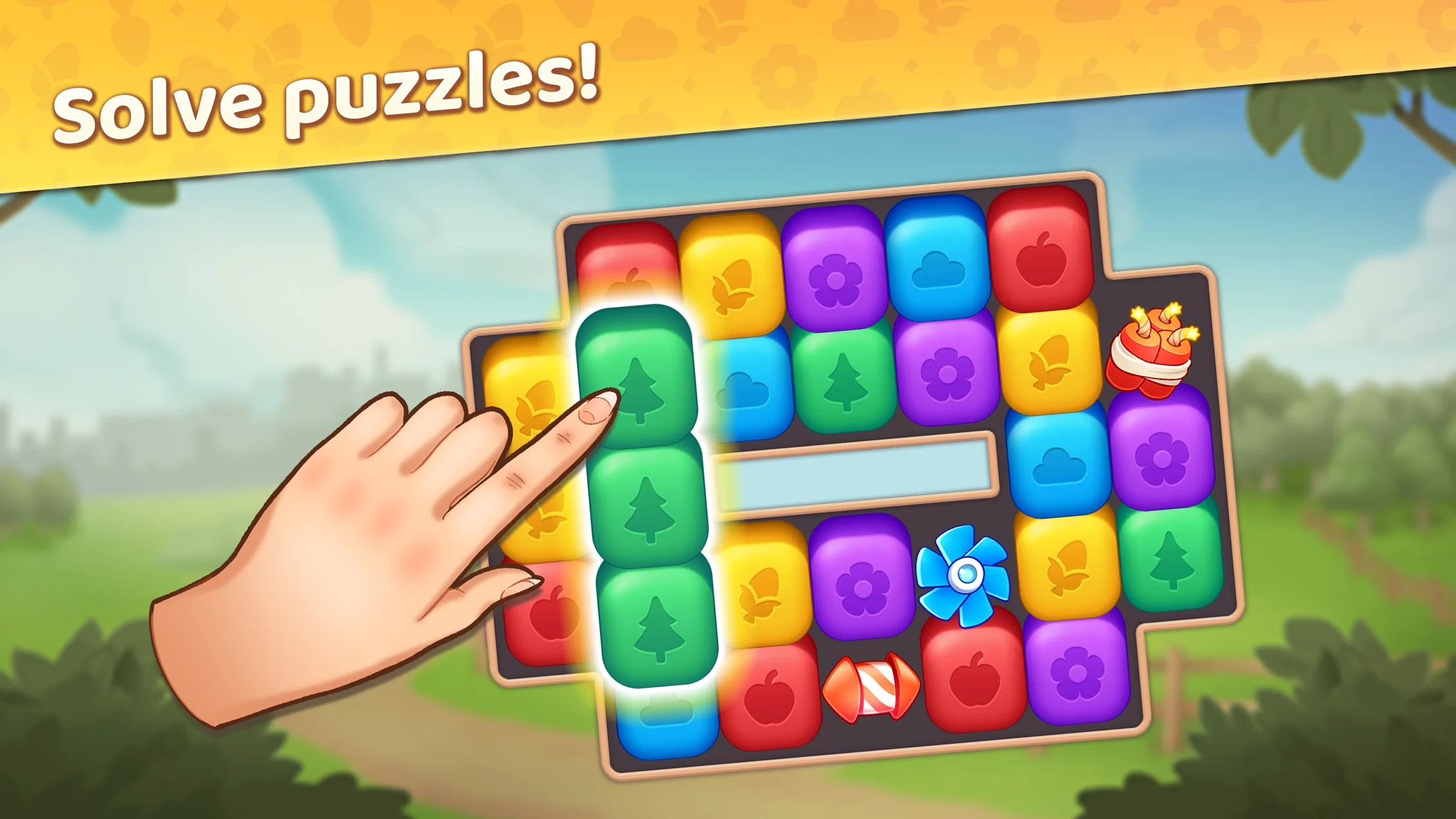City Escape: Garden Blast Story screenshot 2