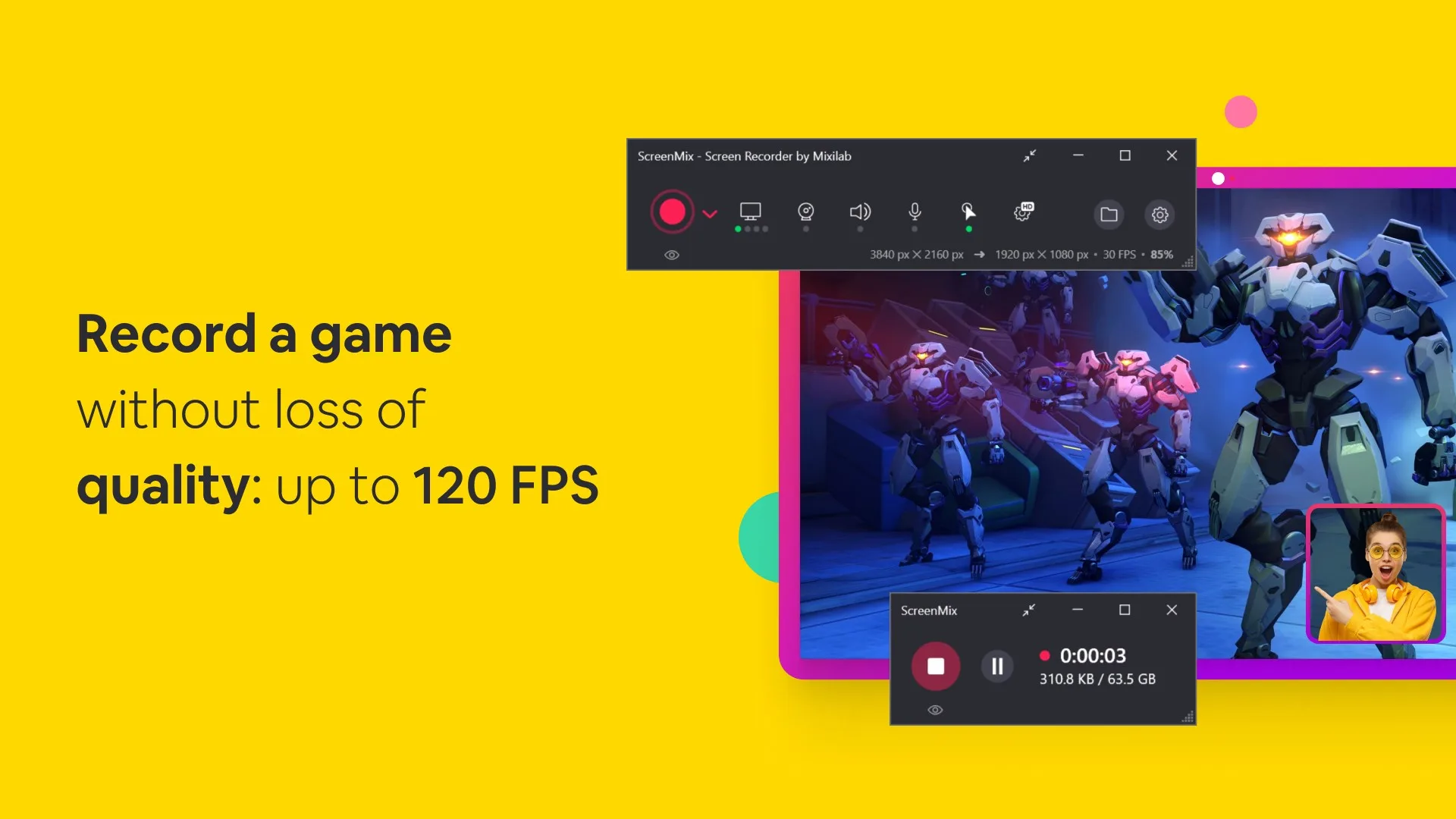 Free Screen Recorder - ScreenMix Light screenshot 3