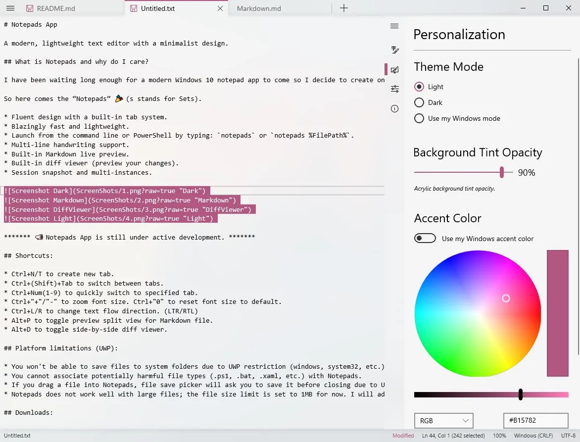 Notepads App screenshot 4