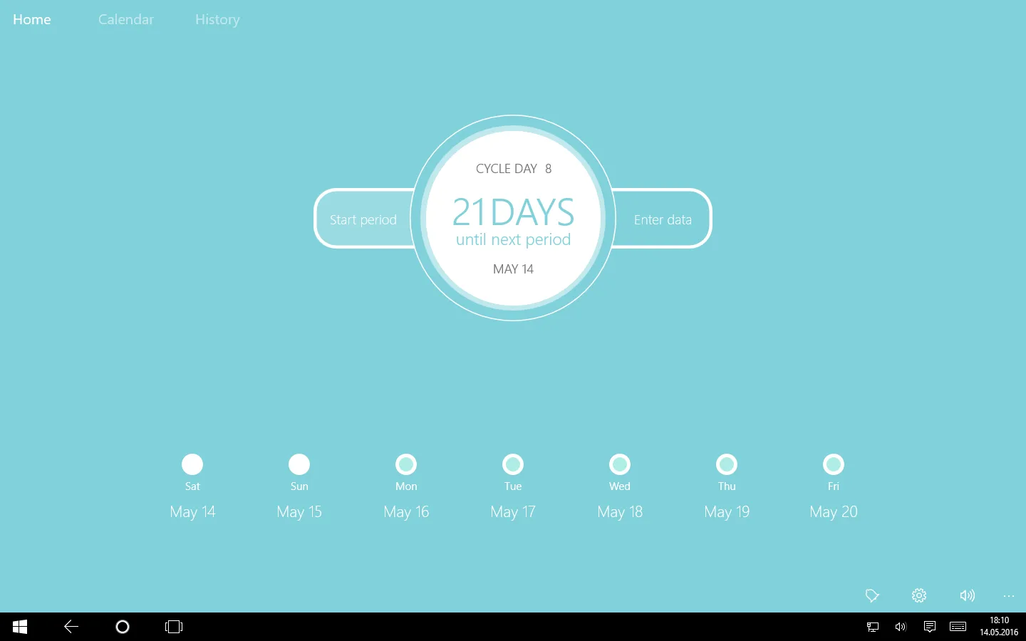 EVA Period Tracker PRO screenshot 1
