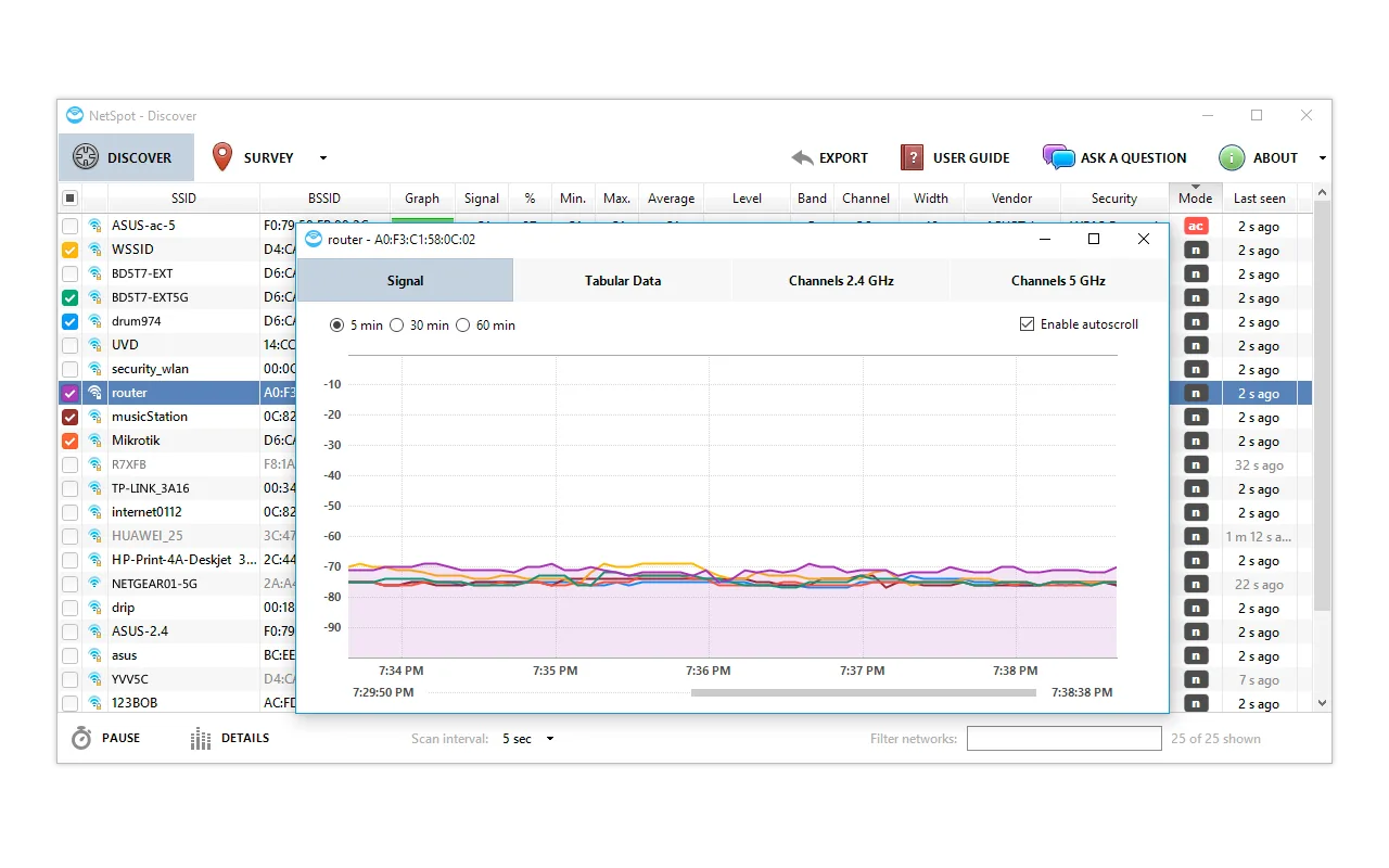 NetSpot screenshot 1