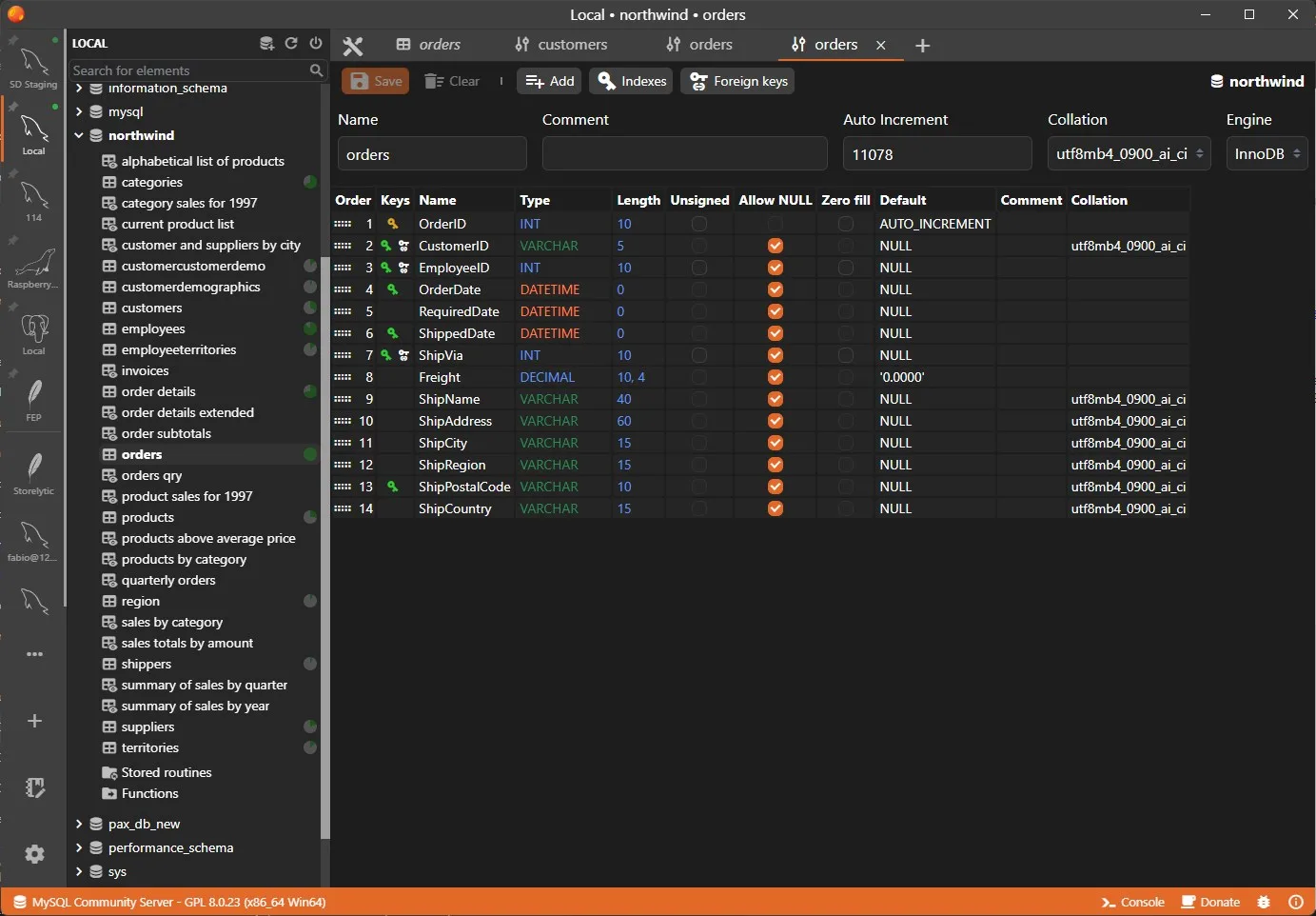 Antares SQL screenshot 5