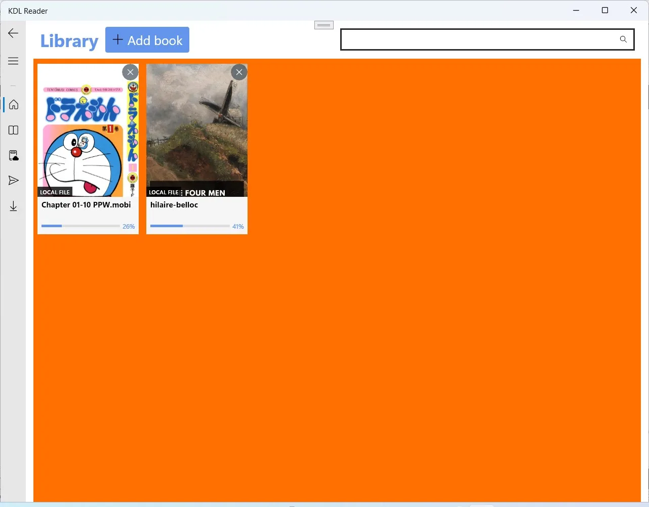 KDL Reader screenshot 2