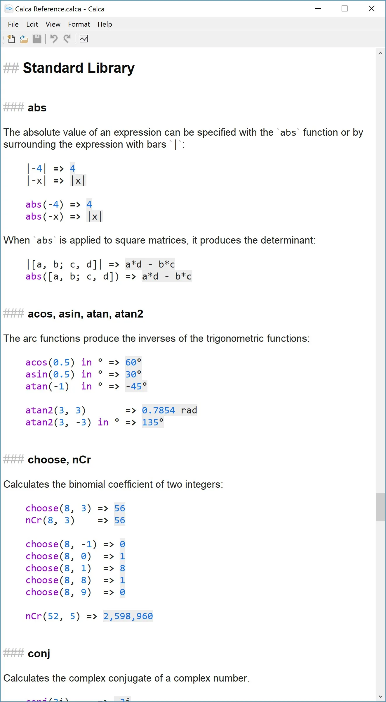 Calca screenshot 2