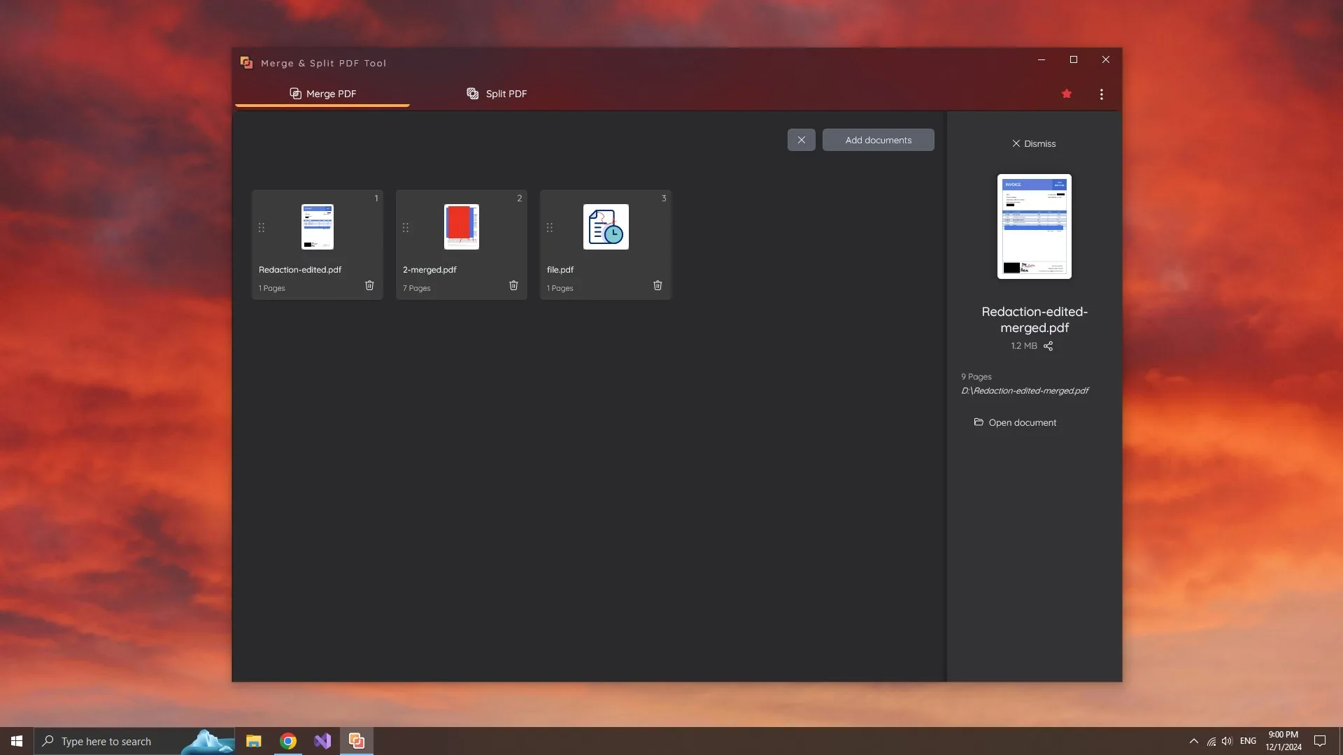 Merge & Split PDF Tool screenshot 4